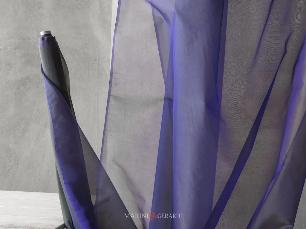 Organza di seta viola per tende Organza di seta viola per tende