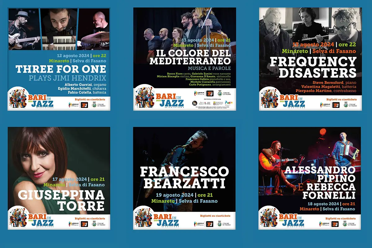 Bariinjazz line up 2024 three for one il colore del mediterraneo Bariinjazz line up 2024 three for one il colore del mediterraneo